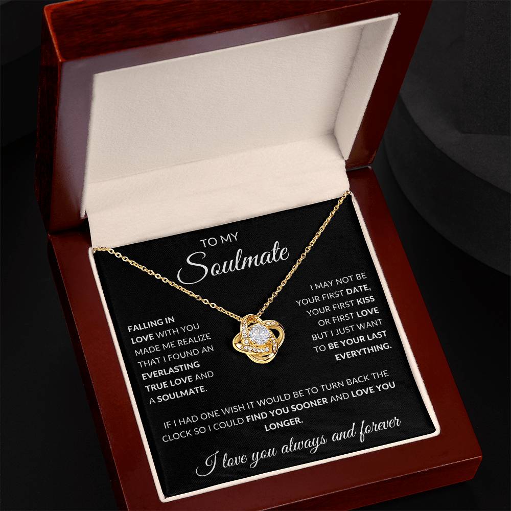MY SOULMATE | EVERLASTING TRUE LOVE - LOVE KNOT NECKLACE