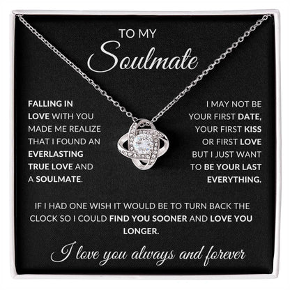 MY SOULMATE |  EVERLASTING TRUE LOVE - LOVE KNOT NECKLACE