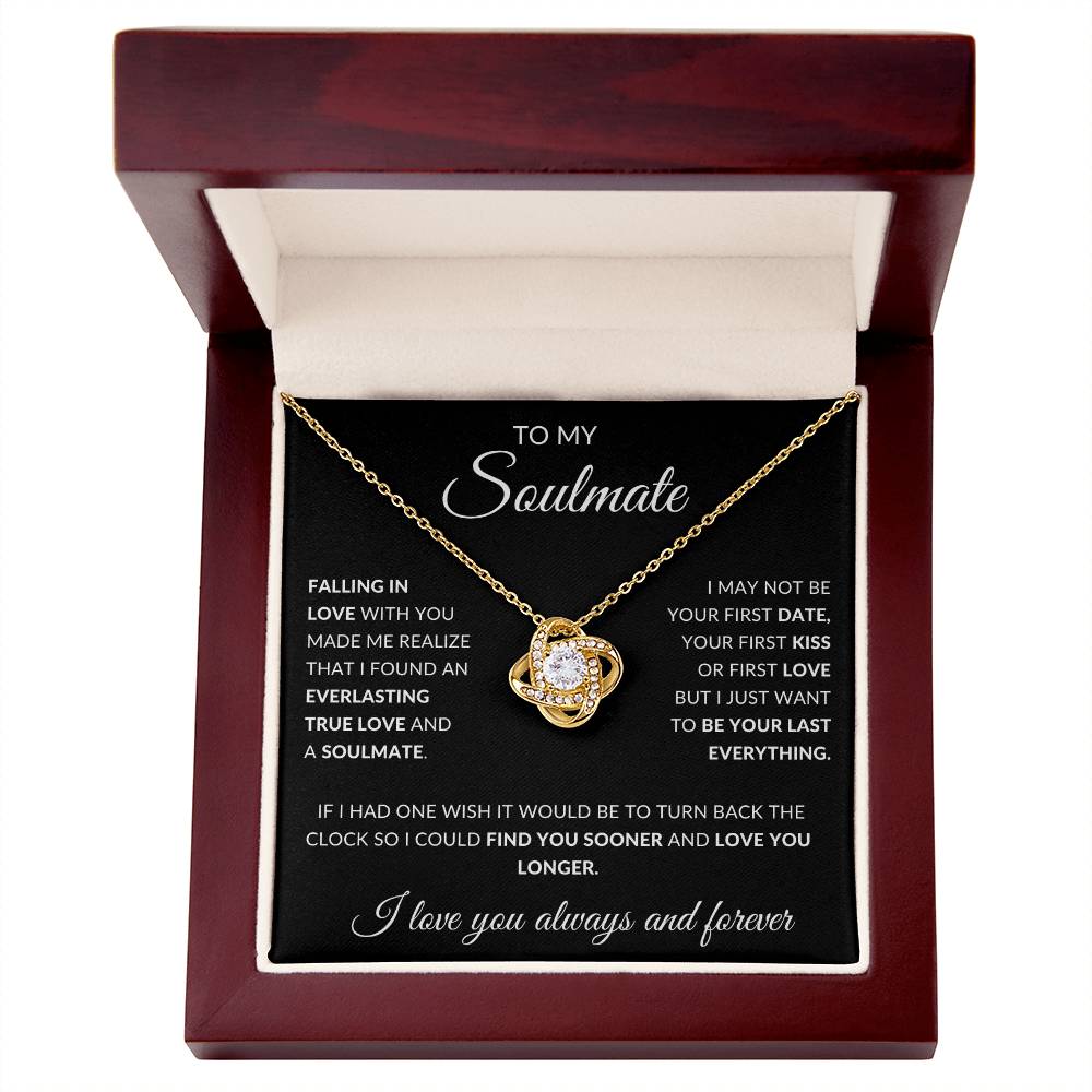 MY SOULMATE |  EVERLASTING TRUE LOVE - LOVE KNOT NECKLACE