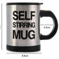Self Stirring Insulated Mug